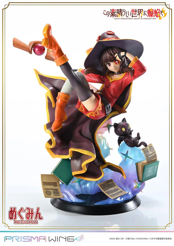 Kono Subarashii Sekai ni Bakuen o! - Chomusuke - Megumin - Prisma Wing - 1/7 (Prime 1 Studio) - Image 7