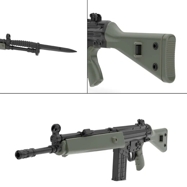 LittleArmory [LA082]G3A3Type 1/12 Plastic Model - Image 2