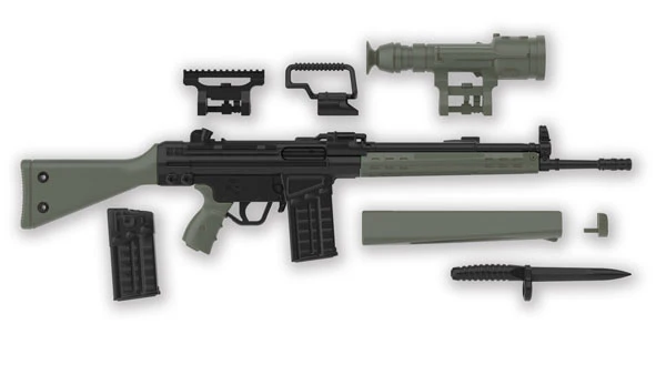 LittleArmory [LA082]G3A3Type 1/12 Plastic Model - Image 3