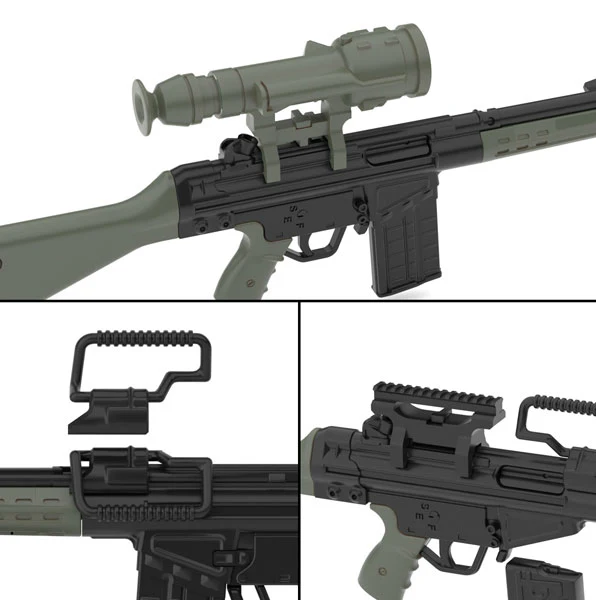 LittleArmory [LA082]G3A3Type 1/12 Plastic Model - Image 5