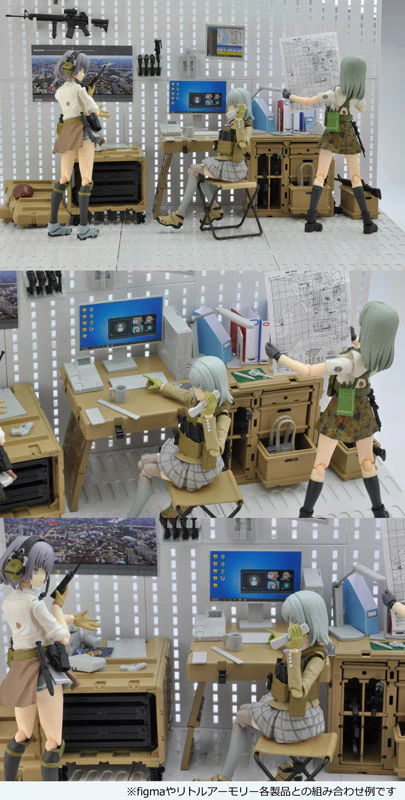 LittleArmory [LD040] Desk Work Tool A 1/12 Plastic Model - Image 4