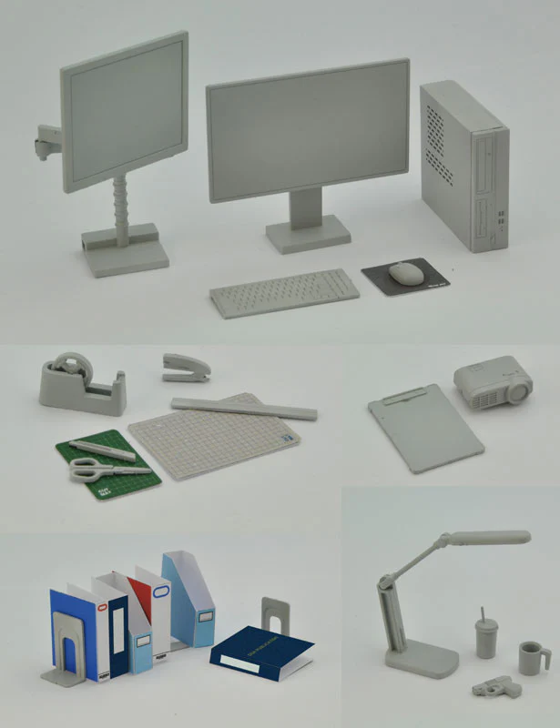 LittleArmory [LD040] Desk Work Tool A 1/12 Plastic Model - Image 6