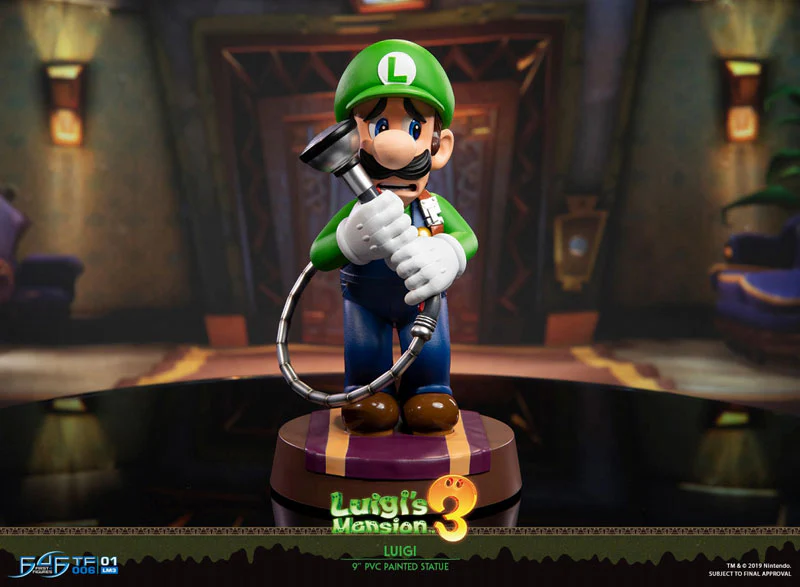 Luigi's Mansion 3/ Luigi 9 Inch PVC Statue - Image 11