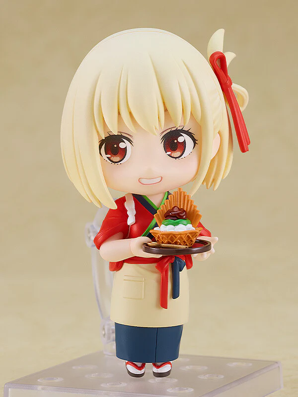 Lycoris Recoil - Nishikigi Chisato - Nendoroid #2335 - Café LycoReco Uniform Ver. (Good Smile Company) - Image 4