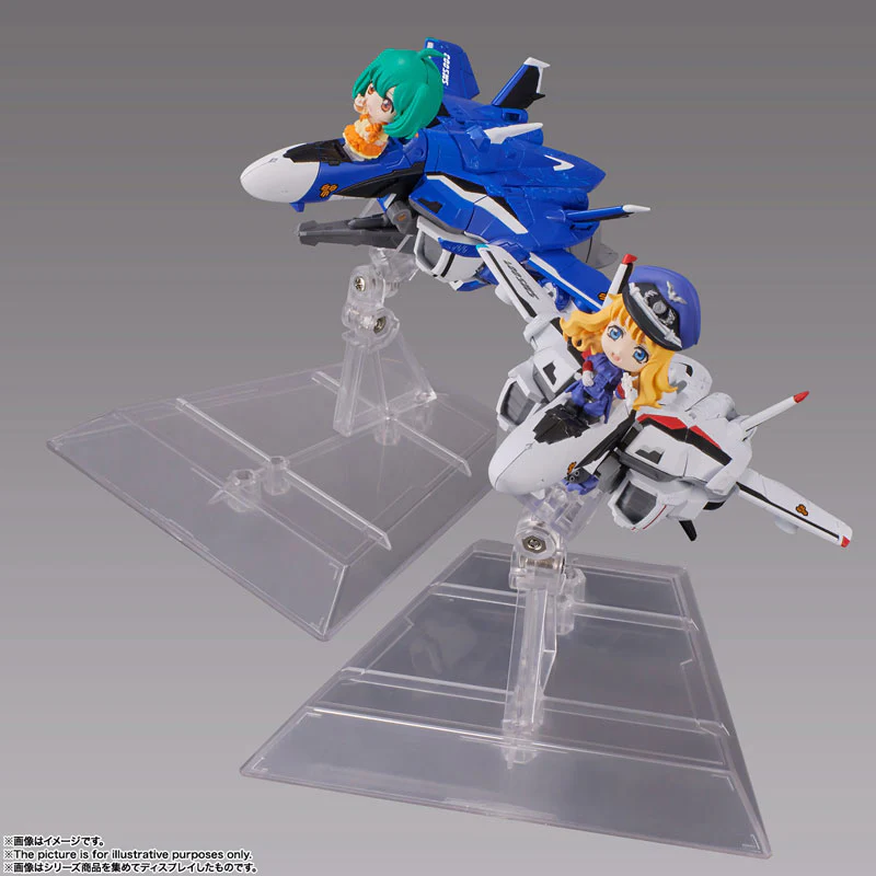 Macross Frontier - Ranka Lee - VF-25G Messiah Valkyrie (Michael Blanc Custom) - Tiny Session - VF-25G Messiah Valkyrie (Michael Use) with Ranka (Bandai Spirits) - Image 9