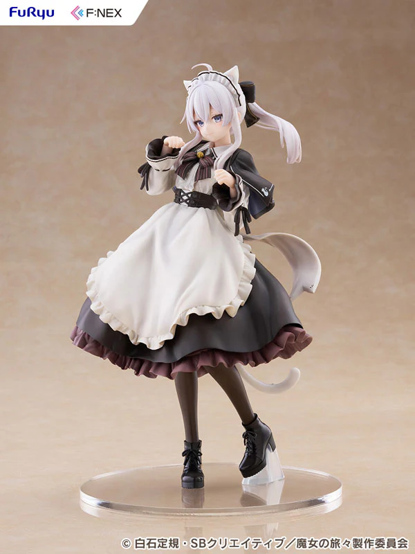 Majo no Tabitabi - Elaina - F:Nex - 1/7 - Cat Ear Cafe Ver. (FuRyu) - Image 3
