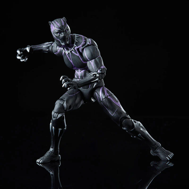 Marvel - Marvel Legends: 6 Inch Action Figure - MCU Series / Legacy Collection: Black Panther [Movie / Black Panther] - Image 3