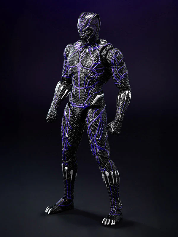 Marvel Studios' The Infinity Saga DLX - Black Panther - Kinetic Energy Charged (Threezero) - Image 7