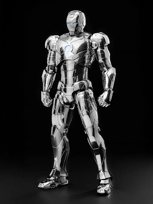 Marvel Studios' The Infinity Saga - DLX Iron Man Mark 2 - Chrome Edition (Threezero) - Image 3