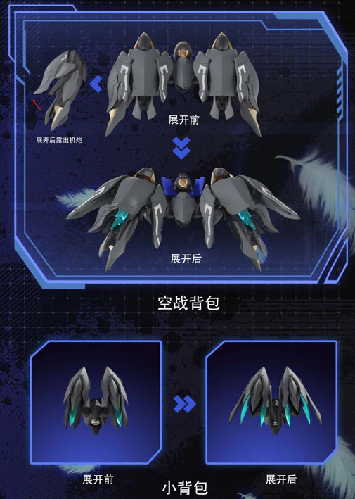 Mecha Angel Series - Black Swan Elysia - 1/12 (Kaiten Kisou) - Image 7