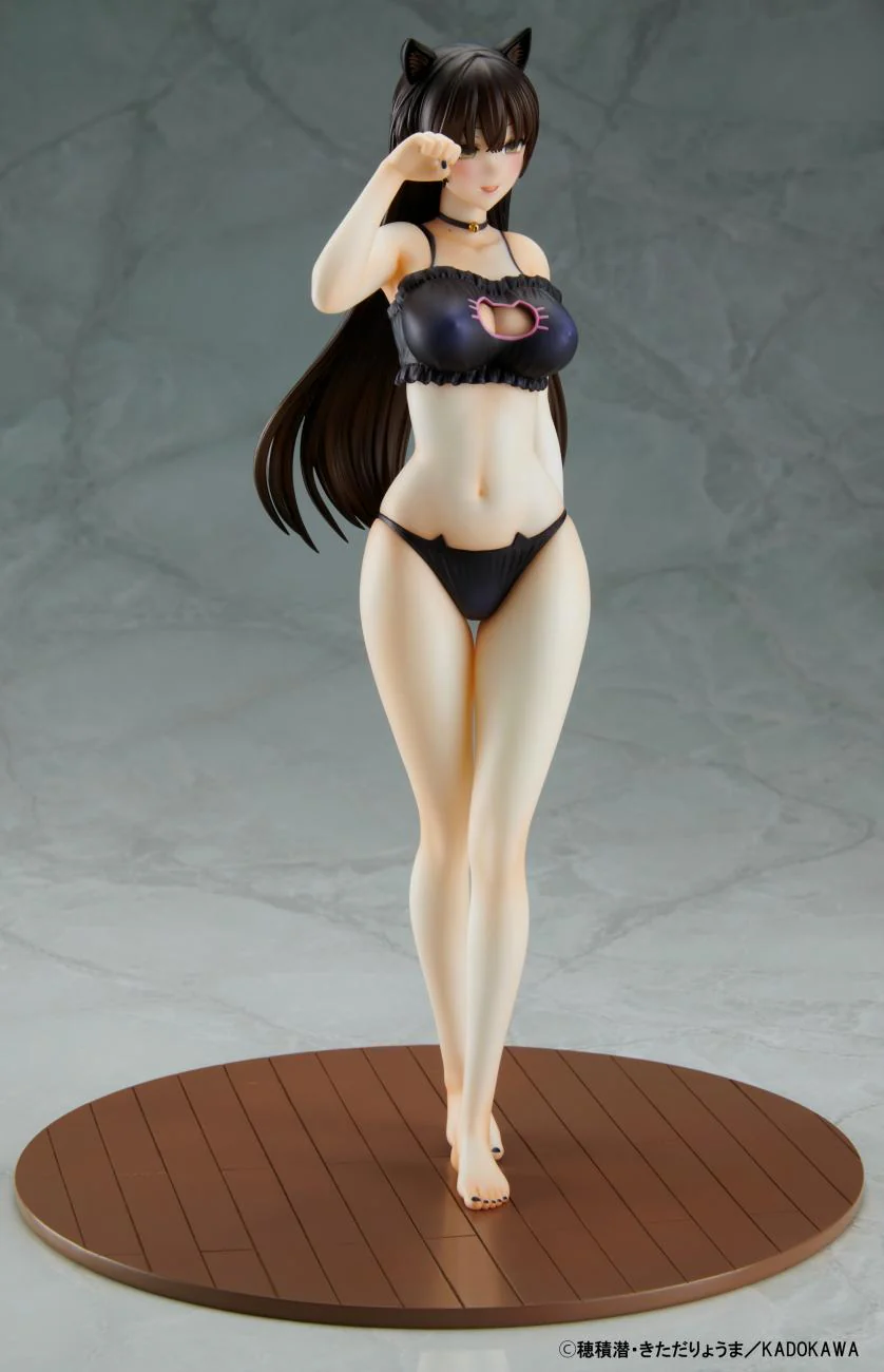 Mishiranu Joshikousei ni Kankin Sareta Mangaka no Hanashi - Konata - Competition Swimsuit & Cat Lingerie - 1/6 (Kaitendoh) [Shop Exclusive] - Image 4