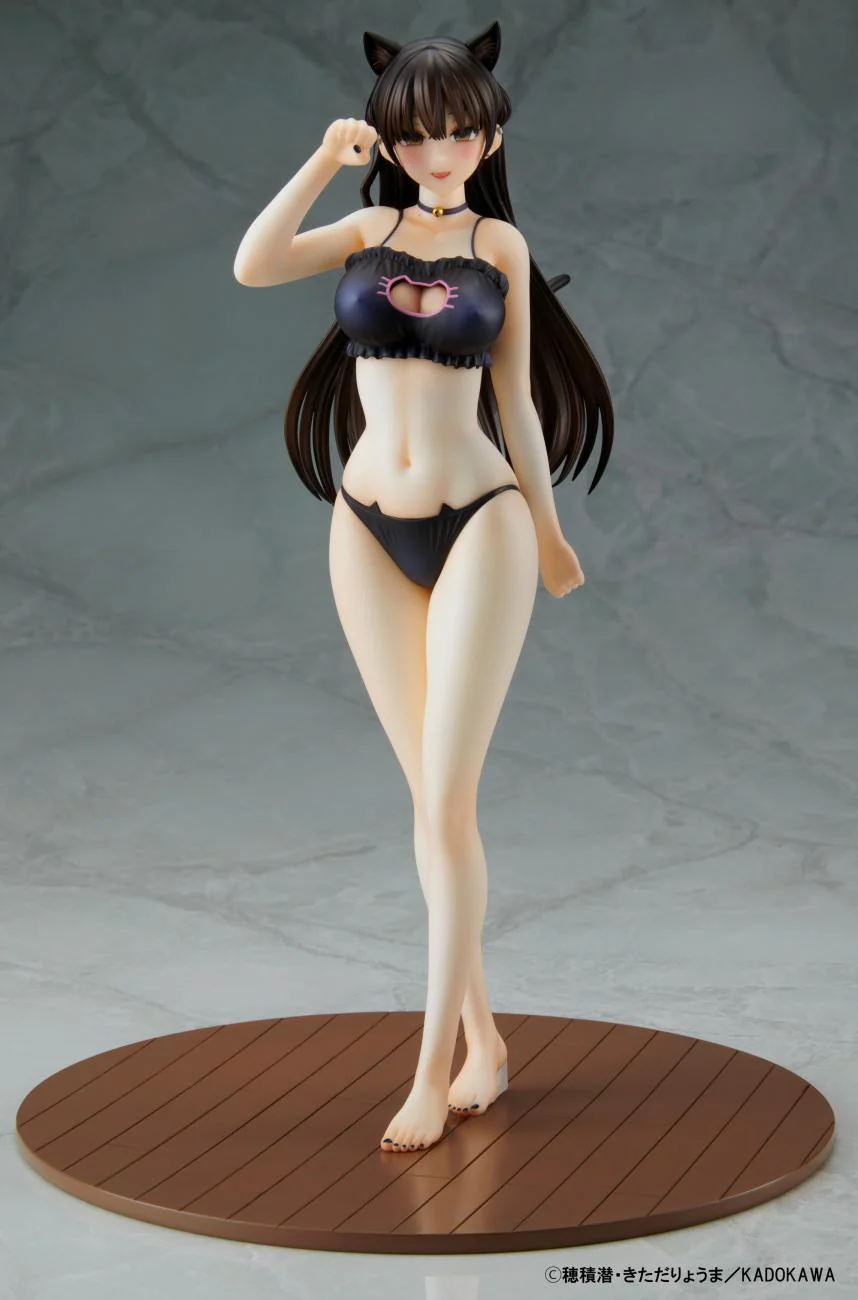 Mishiranu Joshikousei ni Kankin Sareta Mangaka no Hanashi - Konata - Competition Swimsuit & Cat Lingerie - 1/6 (Kaitendoh) [Shop Exclusive] - Image 5