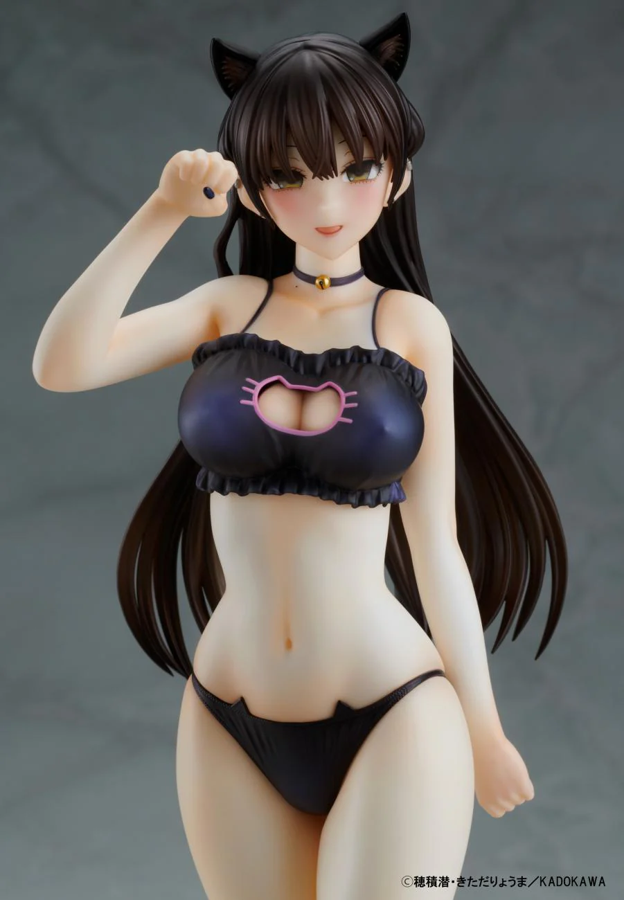Mishiranu Joshikousei ni Kankin Sareta Mangaka no Hanashi - Konata - Competition Swimsuit & Cat Lingerie - 1/6 (Kaitendoh) [Shop Exclusive] - Image 8