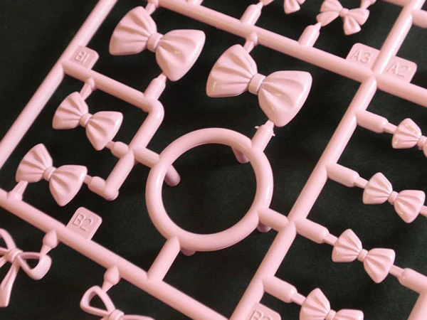 MODELING SUPPLY Ribbon Accessory 1 (Pink) Plastic Kit - Image 2