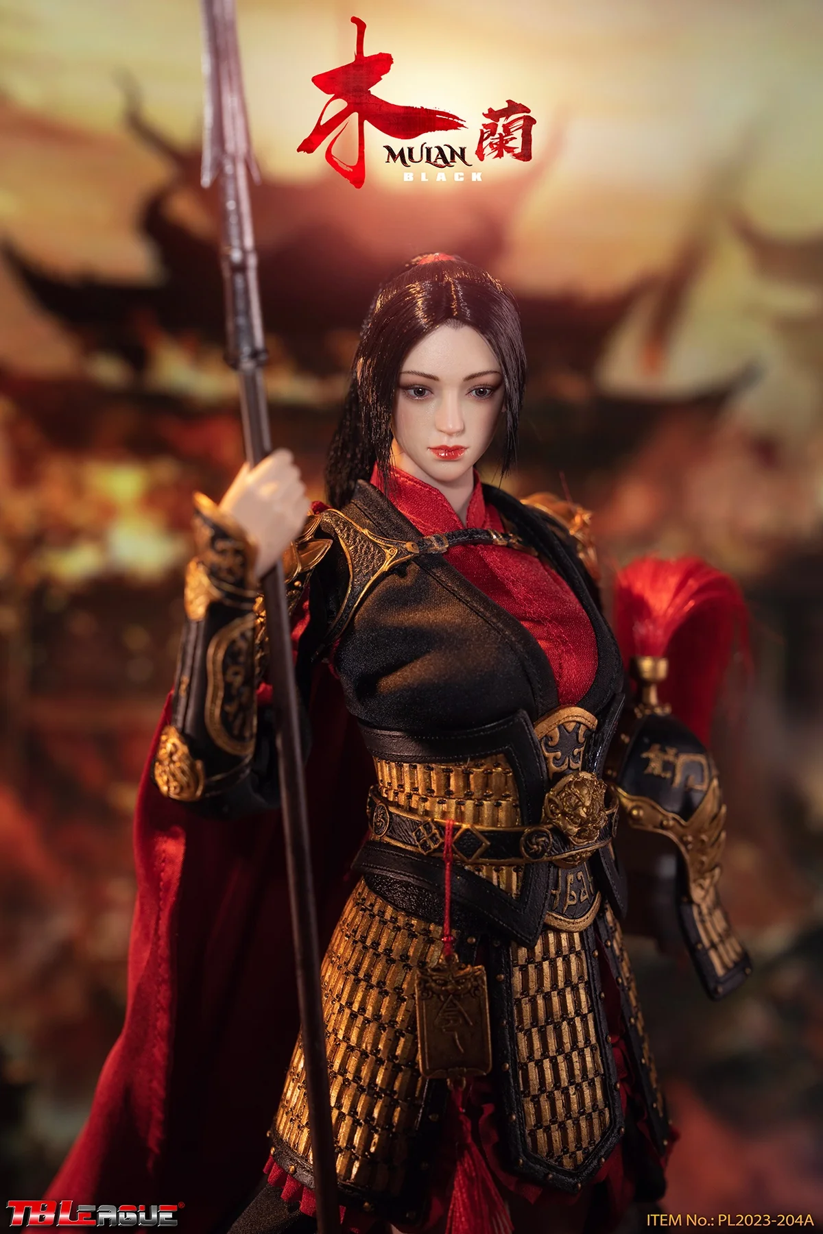 Mulan - Black Outfit - 1/6 (TBLeague) - Image 3