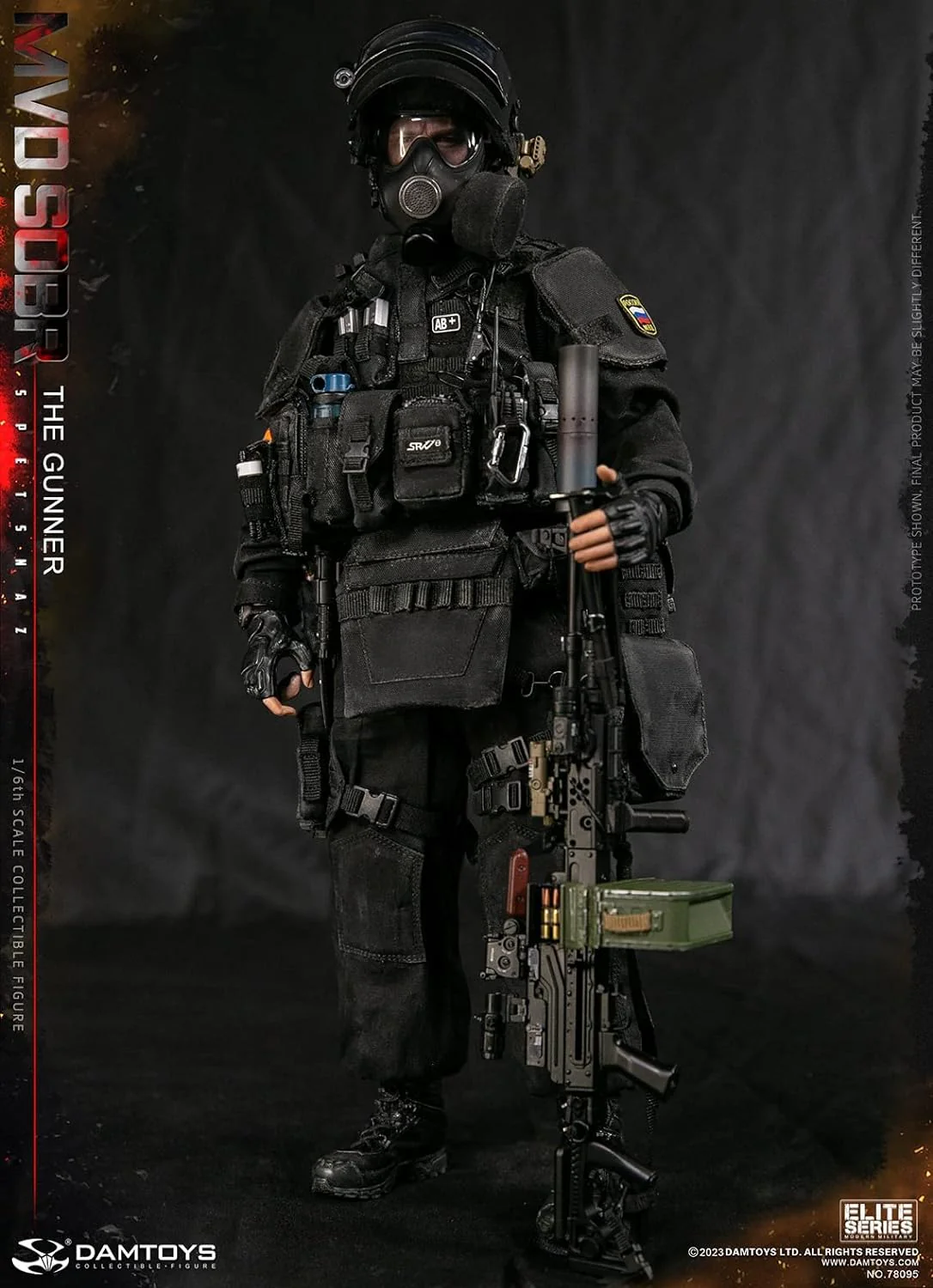 MVD SOBR - The Gunner - 1/6 - No.78095 (DAMTOYS) - Image 7
