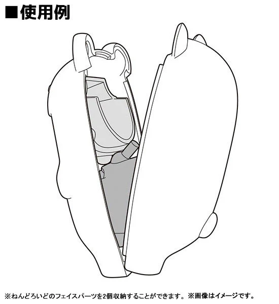 Nendoroid More - Nendoroid More: Face Parts Case - Kigurumi - Bunny Happiness 02 (Good Smile Company) - Image 3