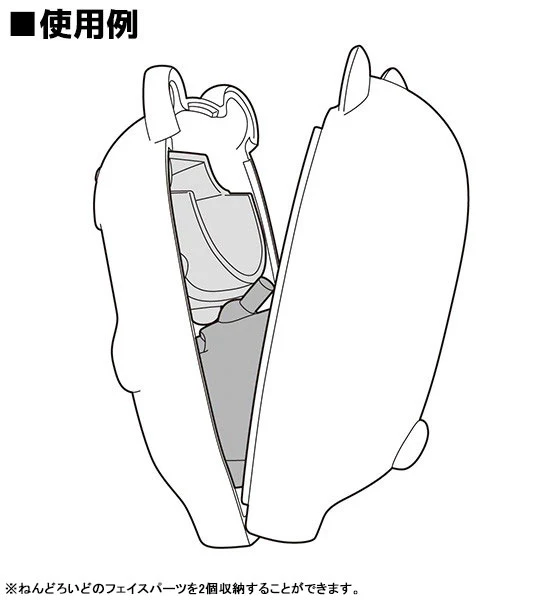 Nendoroid More - Nendoroid More: Face Parts Case - Shark (Good Smile Company) - Image 2