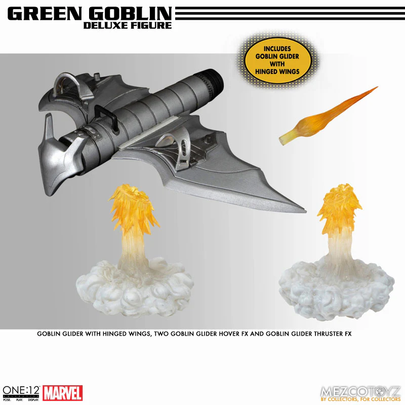 ONE:12 Collective / The Amazing Spider-Man: Green Goblin 1/12 Action Figure DX Edition - Image 10