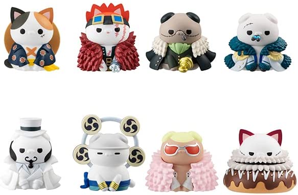 One Piece - Mega Cat Project - One Piece Nyan Piece Nyaan! Luffy to Koutekishu Hen - Box of 8 (MegaHouse) - Image 9