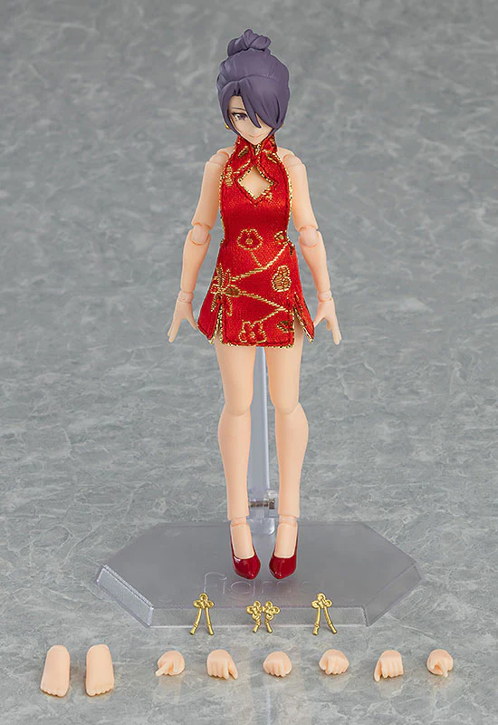 Original Character - Figma #569 - figma Styles - Mika - Mini Skirt Chinese Dress Outfit (Max Factory) - Image 6