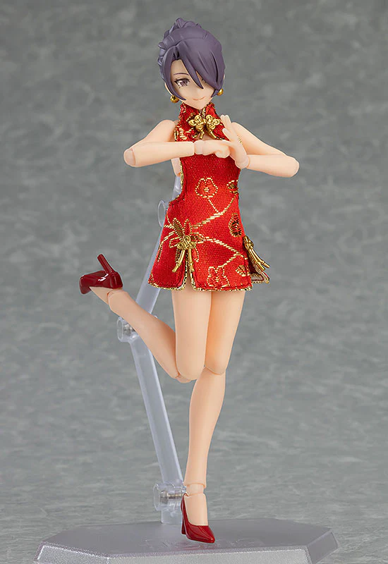 Original Character - Figma #569 - figma Styles - Mika - Mini Skirt Chinese Dress Outfit (Max Factory) - Image 8