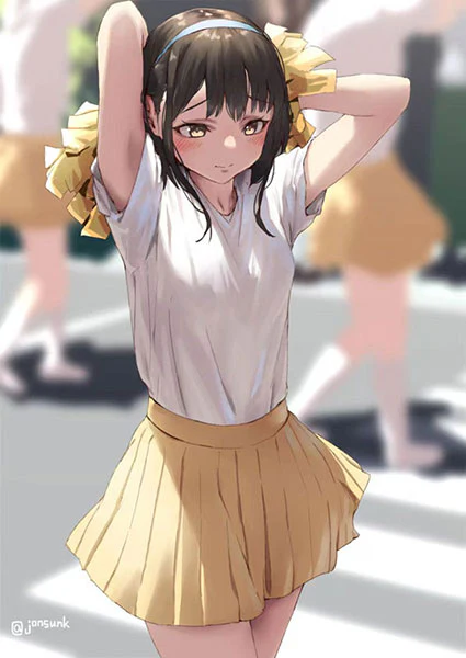 Original - Cheerleader Misaki - 1/6 - with Bonus (Hobby Sakura) - Image 7