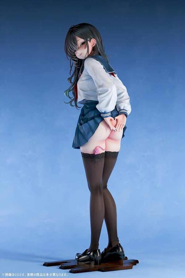 Original - Nikukan Girl - #Uraaka Joshi Kuroboshi Yuni - 1/6 (Insight) - Image 2