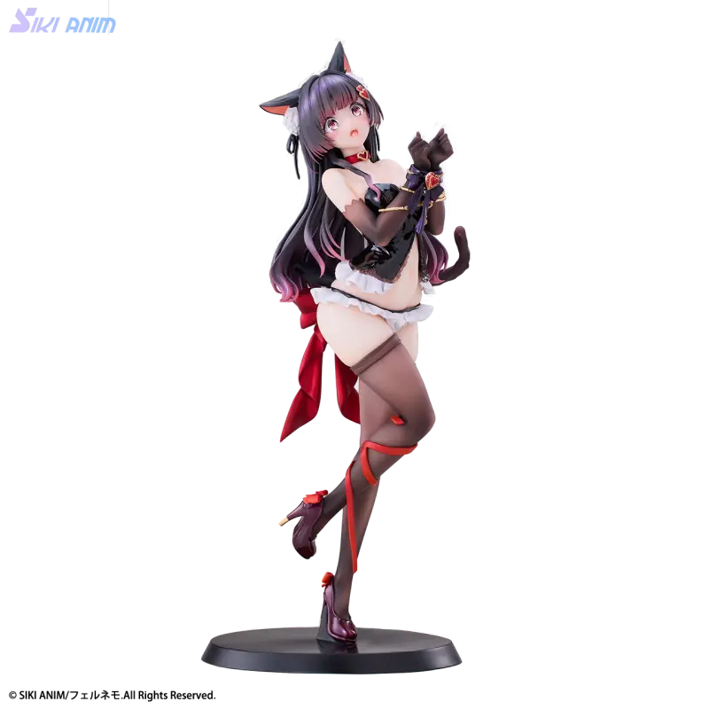 Original - Shibare Neko Rufuna-chan - 1/7 - with Tapestry (Siki Anim)