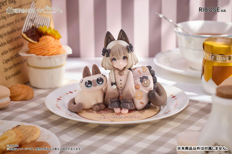 Original - Tottemo!!!! Siam Neko Azuki-san wa Sekai no Chuushin - Azuki - DLC Series - Tea Time Cats - Friendship Collaboration Exclusive Set (Ribose, Tianwen Kadokawa) - Image 9