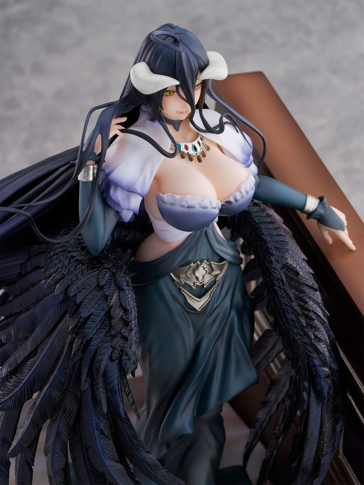 Overlord IV - Albedo - Shibuya Scramble Figure - 1/7 - Shikkoku no Dress Ver. (eStream) - Image 7