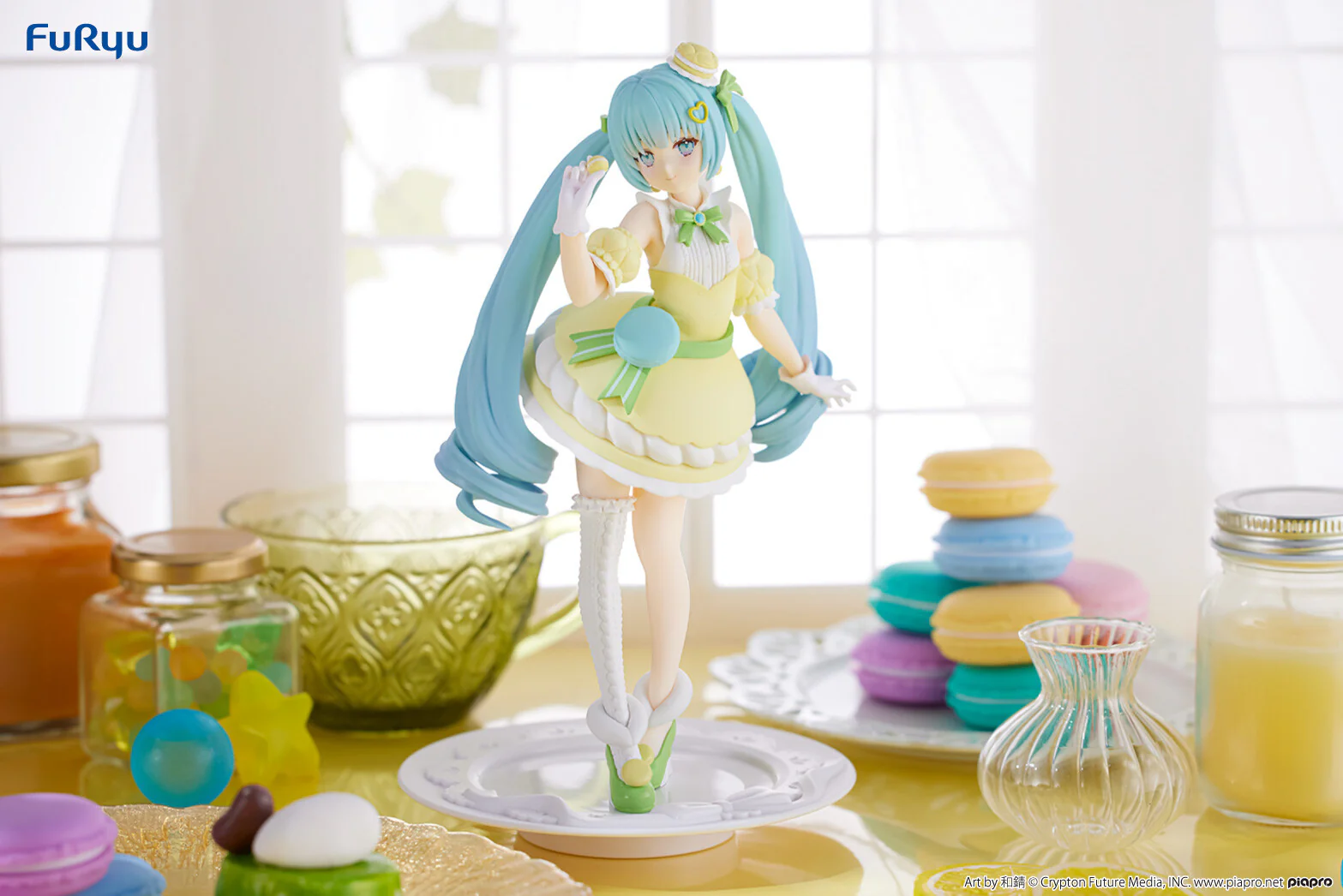 Piapro Characters - Hatsune Miku - Exc∞d Creative - Sweet Sweets - Citron Macaron ver. (FuRyu) - Image 4
