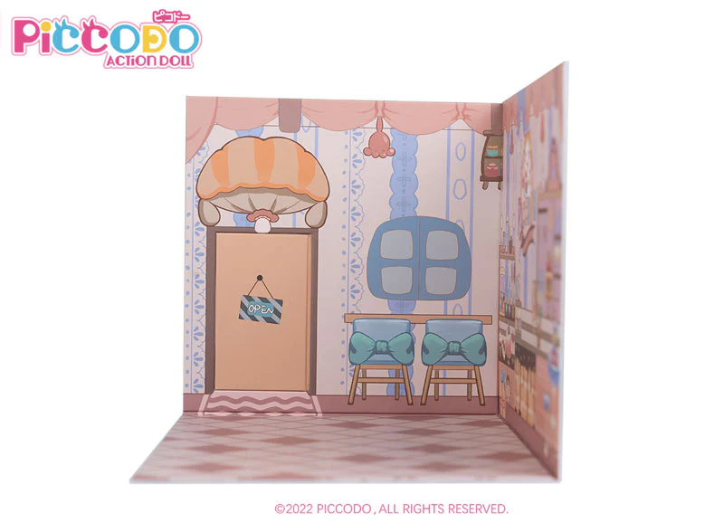 PICCODO ACTION DOLL Background Board for Display Cake Shop M - Image 4
