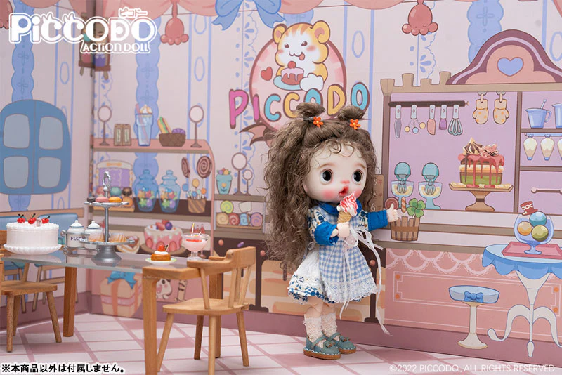 PICCODO ACTION DOLL Background Board for Display Cake Shop M - Image 7