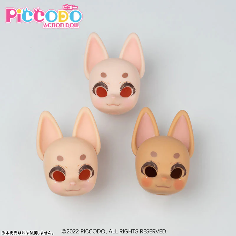 PICCODO Series Deformed Style Doll's Resin Head FURRY FOX (w/Makeup Ver.) Doll White - Image 2