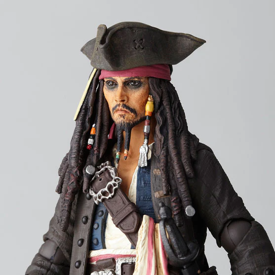 Pirates of the Caribbean - Jack Sparrow - Revoltech - Revoltech SFX No.025 (Kaiyodo) - Image 6