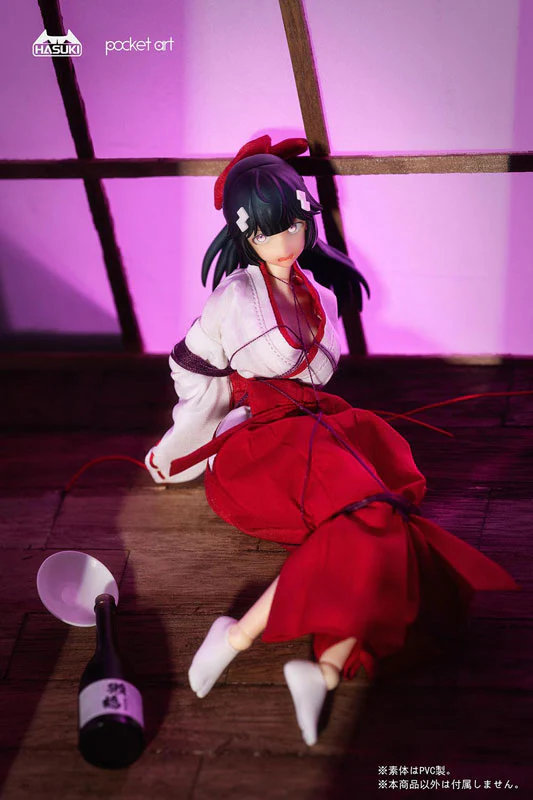 Pocket Art Series PA005 - Exorcism Shrine Maiden - Tsubaki - 1/12 (HASUKI) - Image 4