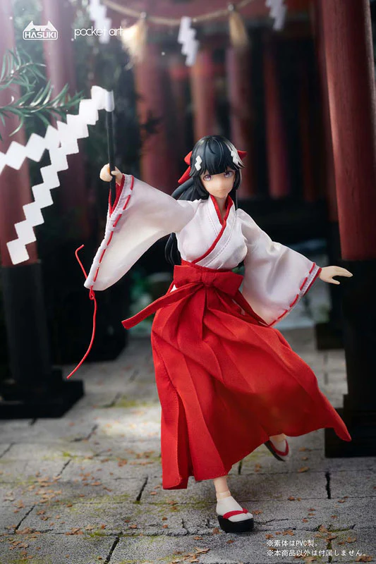 Pocket Art Series PA005 - Exorcism Shrine Maiden - Tsubaki - 1/12 (HASUKI) - Image 5
