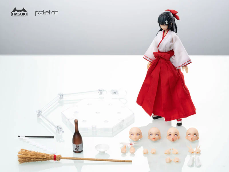 Pocket Art Series PA005 - Exorcism Shrine Maiden - Tsubaki - 1/12 (HASUKI) - Image 7