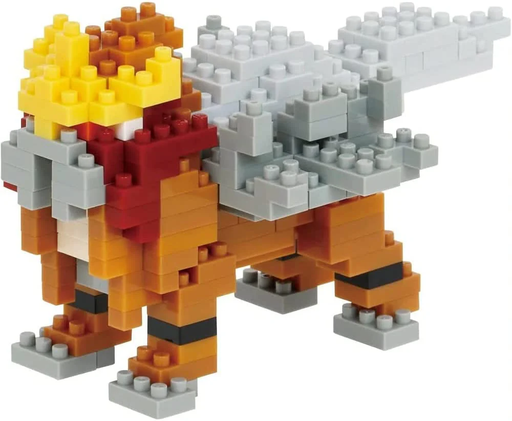 Pocket Monsters - Entei - Nanoblock - Pokémon x Nanoblock - NBPM_090 (Kawada)