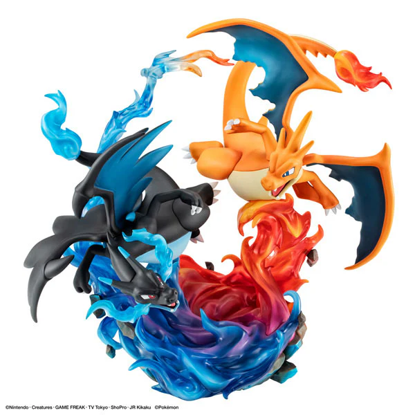 Pocket Monsters - Lizardon - G.E.M. - G.E.M. EX - Mega Lizardon X & Mega Lizardon Y (MegaHouse) - Image 3