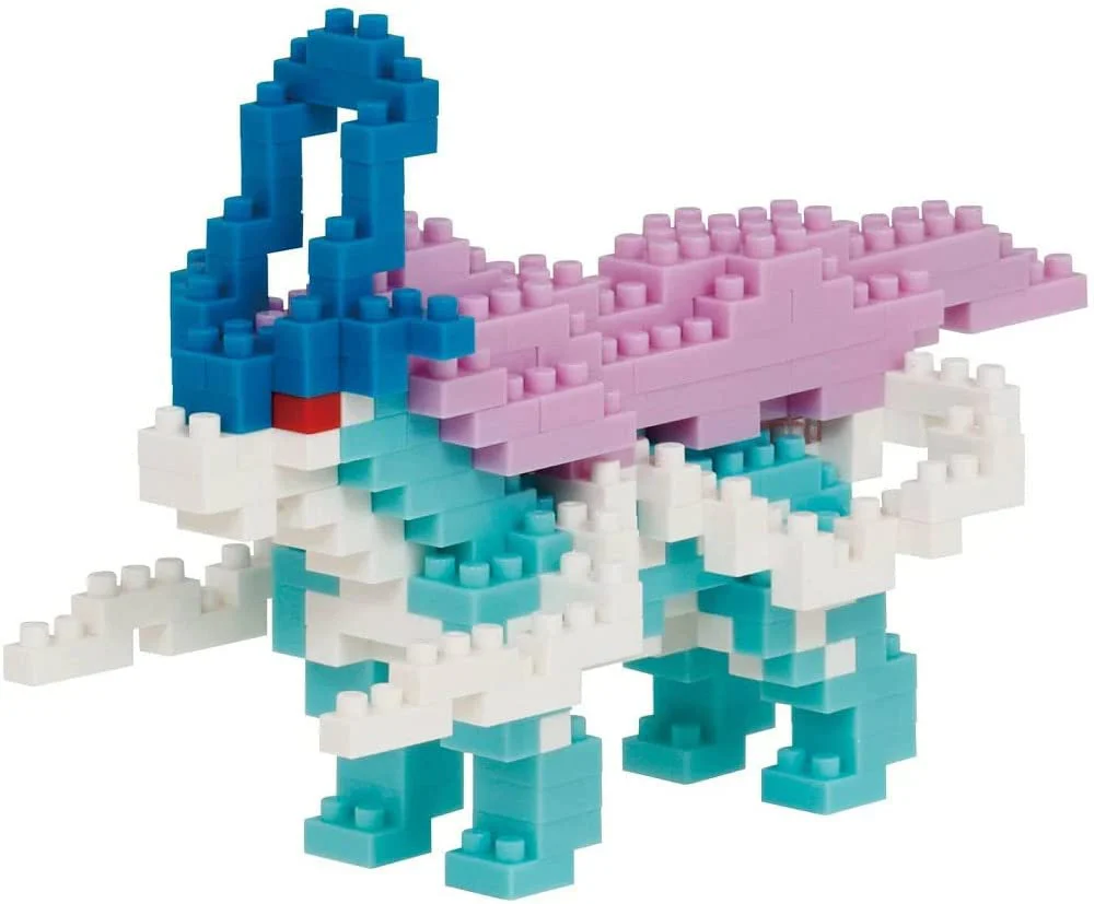 Pocket Monsters - Suicune - Nanoblock - Pokémon x Nanoblock - NBPM_091 (Kawada)