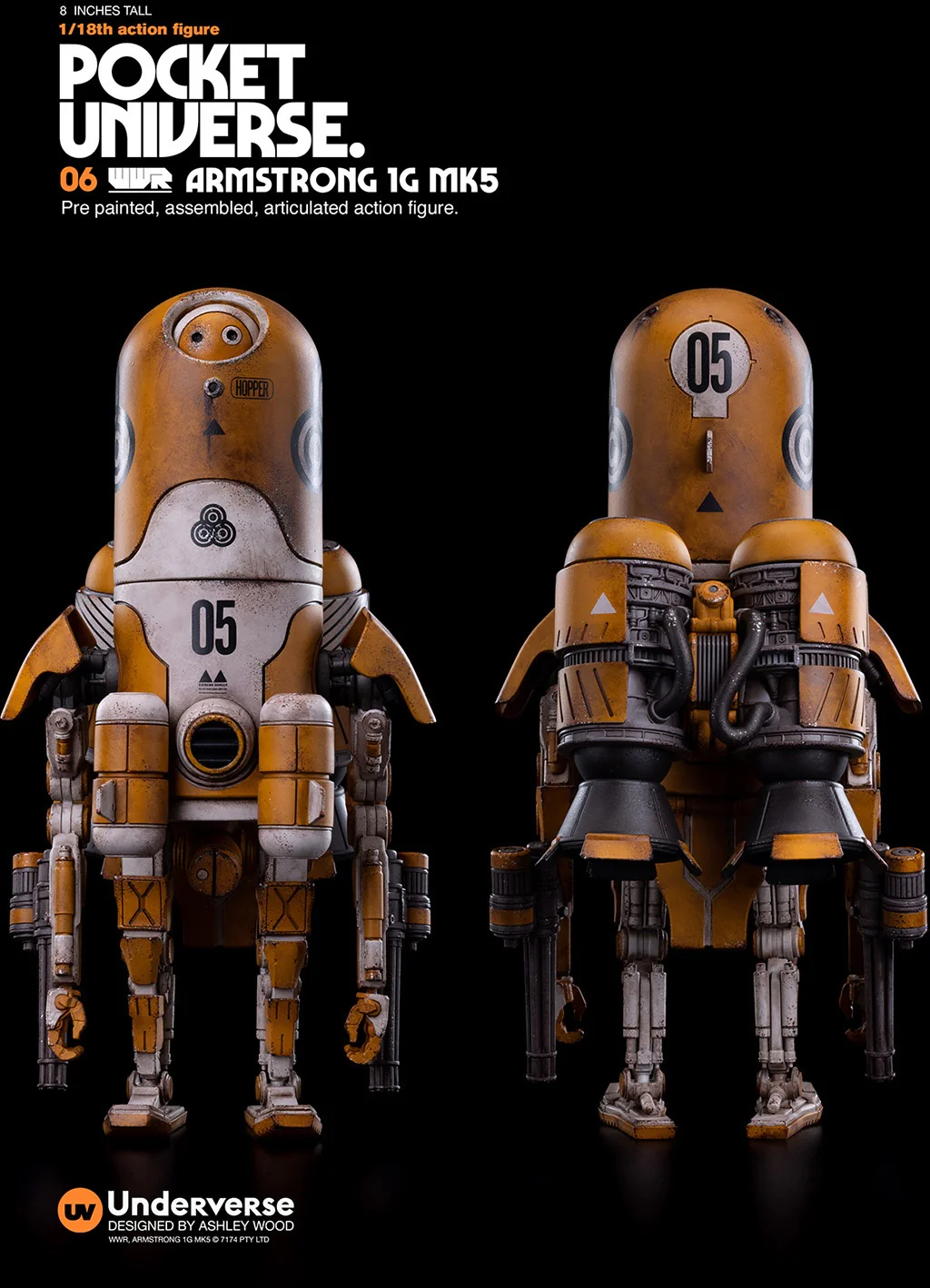 POCKET UNIVERSE - WWR - 1/18 - ARMSRTONG 1G MK5 - NORTH MOLE FRM MILITIA (Underverse) - Image 3