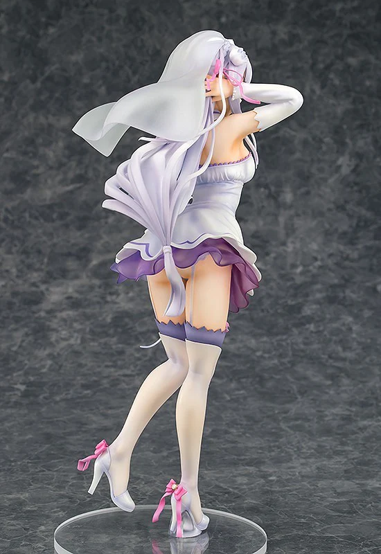Re:Zero kara Hajimeru Isekai Seikatsu - Emilia - 1/7 - Wedding Ver. - 2024 Re-release (Phat Company) - Image 7