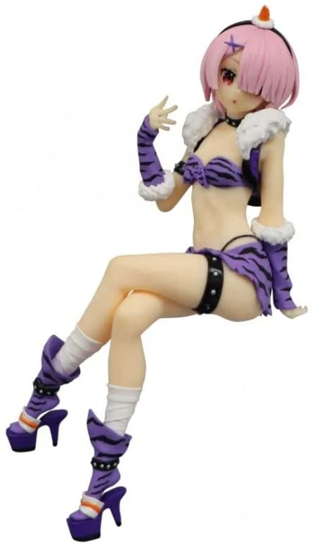 Re:Zero kara Hajimeru Isekai Seikatsu - Ram - Noodle Stopper Figure - Oni Ishou, Another Color ver. (FuRyu)