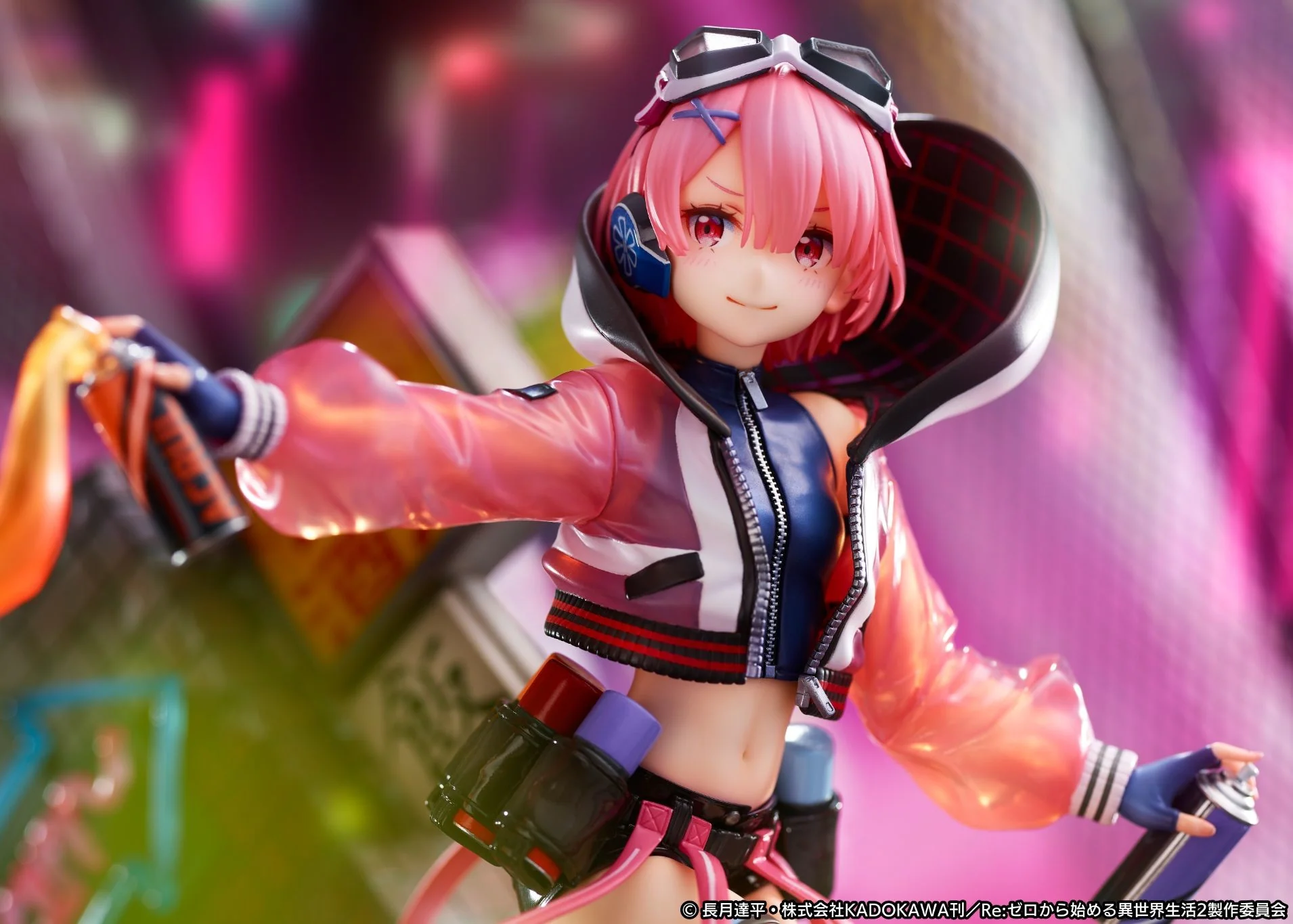 Re:Zero kara Hajimeru Isekai Seikatsu - Ram - Shibuya Scramble Figure - 1/7 - Neon City Ver. (Alpha Satellite) [Shop Exclusive] - Image 7