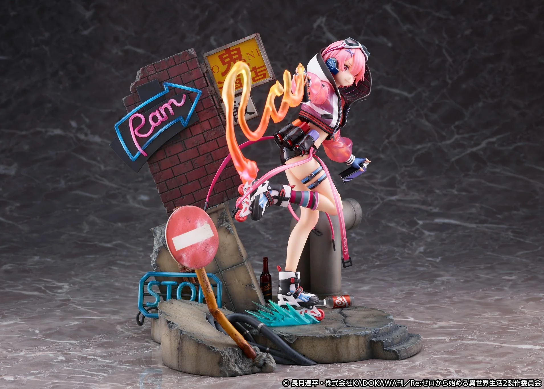 Re:Zero kara Hajimeru Isekai Seikatsu - Ram - Shibuya Scramble Figure - 1/7 - Neon City Ver. (Alpha Satellite) [Shop Exclusive] - Image 9