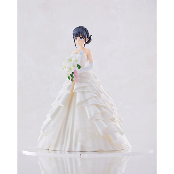 Seishun Buta Yarou wa Bunny Girl Senpai no Yume wo Minai - Makinohara Shouko - 1/7 - Wedding ver. - 2023 Re-release (Aniplex, Wing) [Shop Exclusive] - Image 5