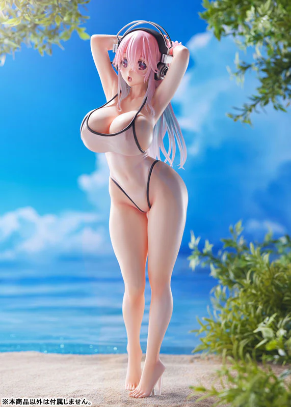 SoniComi (Super Sonico) - Sonico - Dream Tech - 1/7 - White Swimsuit Style (Wave) - Image 8