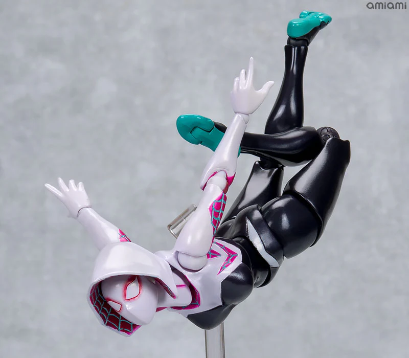 Spider-Gwen - Amazing Yamaguchi No.004 - Revoltech - 2022 Re-release (Kaiyodo) - Image 7